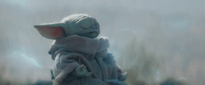 Baby Yoda Sitting In Lotus Position GIF