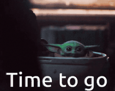 Baby Yoda Sitting in Trash Can