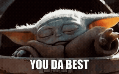 Baby Yoda Sleeping In Bucket GIF