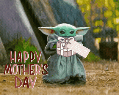 Baby Yoda With Frog In Mouth GIF
