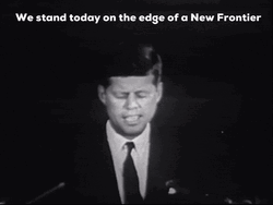 Back And To The Left JFK Acceptance Speech GIF