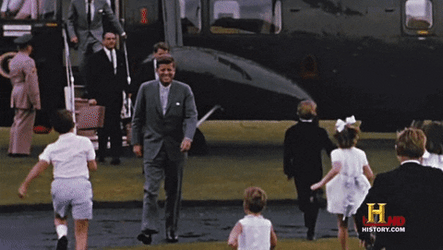 Back And To The Left JFK First Family GIF