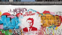 Back And To The Left JFK Graffiti GIF