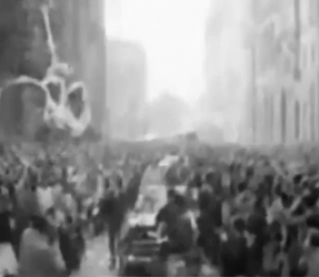 Back And To The Left JFK Historical Parade GIF