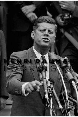 Back And To The Left JFK Looking Up GIF