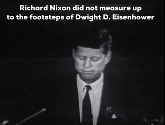 Back And To The Left JFK Political Speech GIF