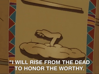Back From The Dead To Honor The Worthy GIF