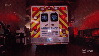 Back Of Ambulance With Word Ambulance GIF