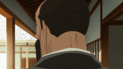 Back Of Man's Head Cartoon GIF