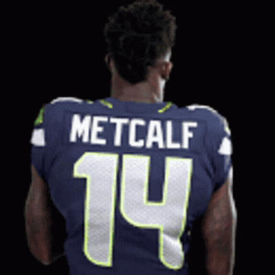 Back Of Metcalf 14 Jersey GIF