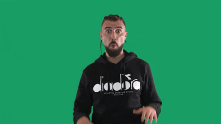 Back Off Man Insisting GIF