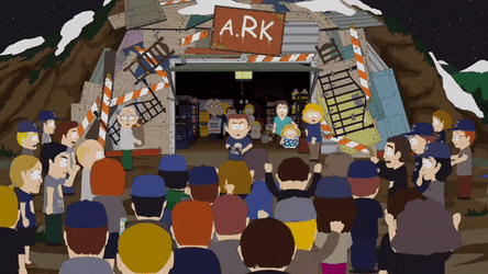 Back Off Man Restraining Chaos GIF