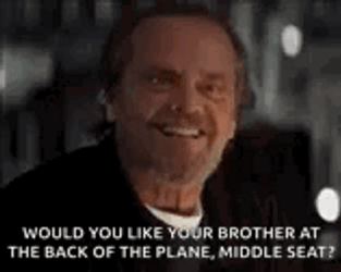 Back Or Middle Seat Jack Nicholson Yes GIF