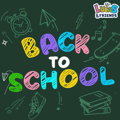 Back To School Chalkboard GIF