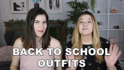 Back To School Fits GIF