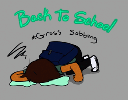 Back To School Gross Sobbing GIF