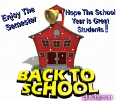 Back To School Red School House GIF