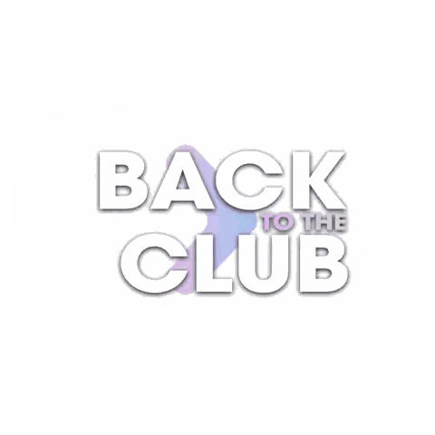 Back To The Club Logo Sticker