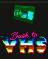 Back To Vhs Spinning Tape Graphics Design GIF