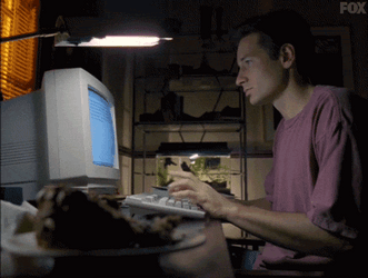 Back To Work David Duchovny X Files GIF