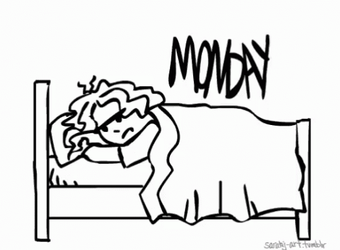 Back To Work Monday Bed Feels GIF