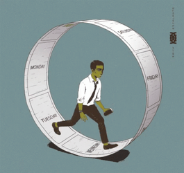 Back To Work Monday Man Loop GIF