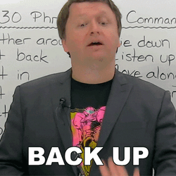 Back Up Alex GIF
