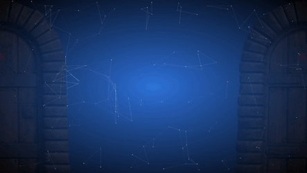 Backdoor Blue Background Discord Profile Banner GIF