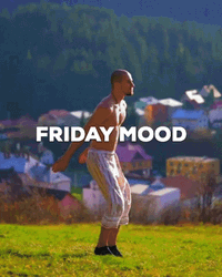 Backflip Friday Vibes GIF