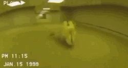 Backrooms Hazmat Suit Break Dancing GIF