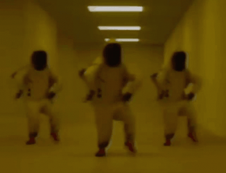 Backrooms Hazmat Suit Dancing Gangnam Style GIF