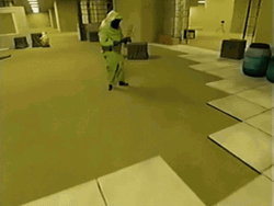 Backrooms Hazmat Suit Gameplay GIF