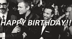 Backstreet Boys Happy Birthday Office Greeting GIF