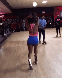Backward Roller Skating GIF