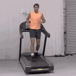 Backward Running On Treadmill GIF