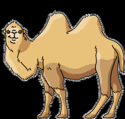 Bactrian Camel Cute Sticker GIF