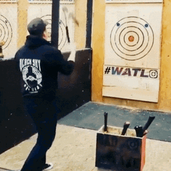 Bad Axe Throwing Juggle GIF