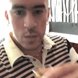 Bad Bunny Tequila Shot GIF