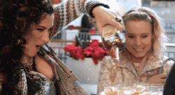 Bad Moms Christmas Happy Birthday Drinks  GIF