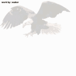 Bad News Eagle Appearing Graphics Art GIF