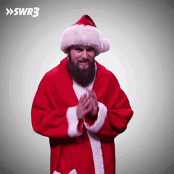 Bad Santa Being Excited GIF