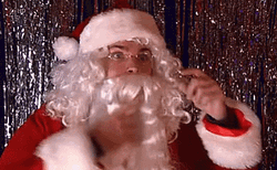 Bad Santa Eyeglass Off GIF