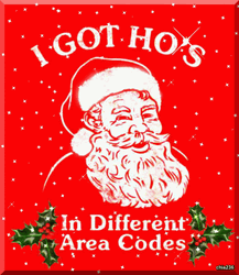 Bad Santa Glittery GIF