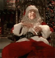 Bad Santa Late Night Drink GIF