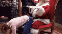 Bad Santa With A Woman GIF