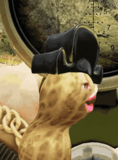 Bag Of Jumbo Peanut Flips Surrounded By Flowers GIF