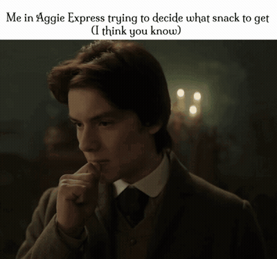Bag Of M&M's Chocolate Candies With Man Behind GIF