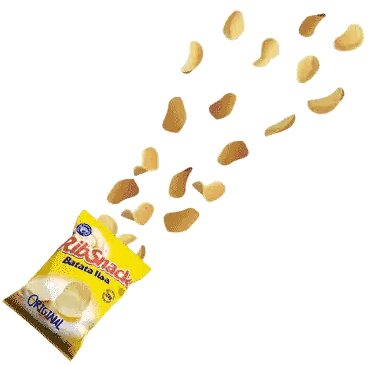 Bag Of Rib Snacks With Chips Sticker