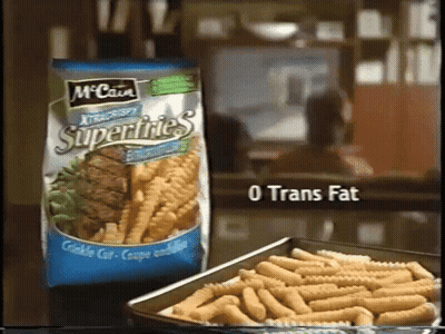 Bag Of Superfries Next To Fries GIF