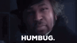 Bah Humbug Funny Michael Caine Face Swap GIF